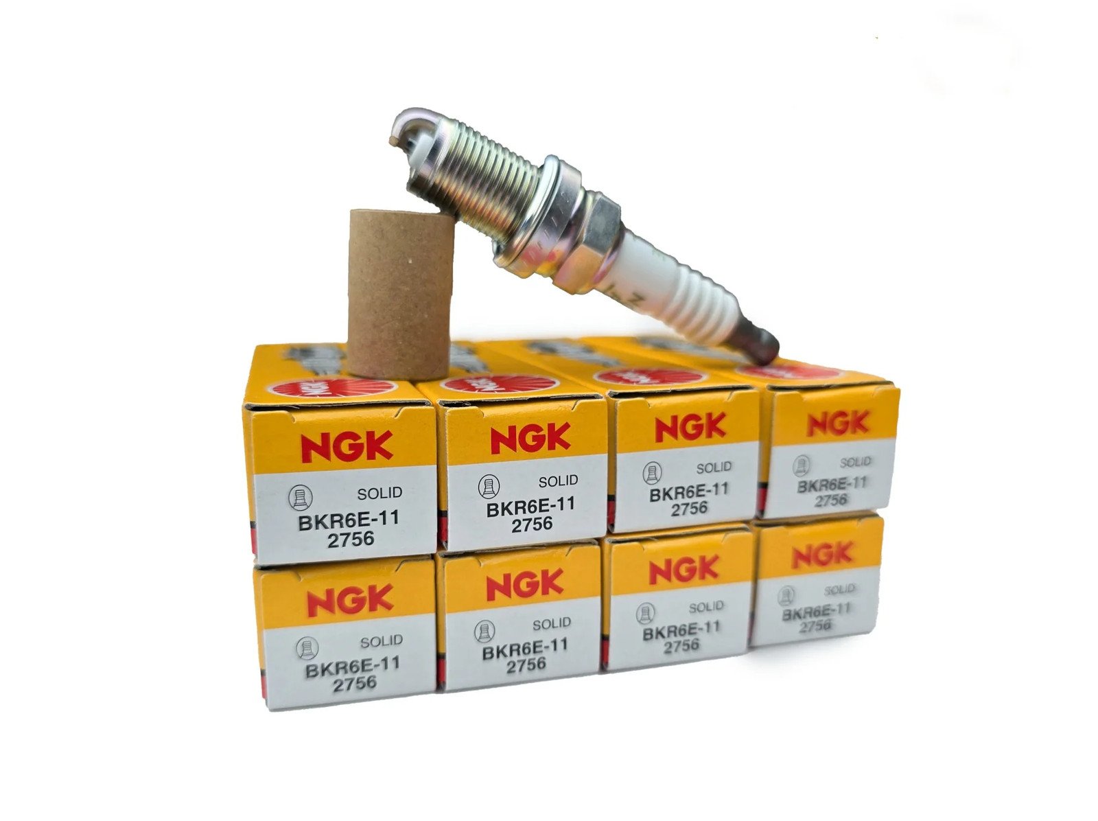 Genuine NGK BKR6E-11 Spark Plugs x8 for Honda Jazz 1.2 1.4 i-DSI – 2002–2009, photo 7
