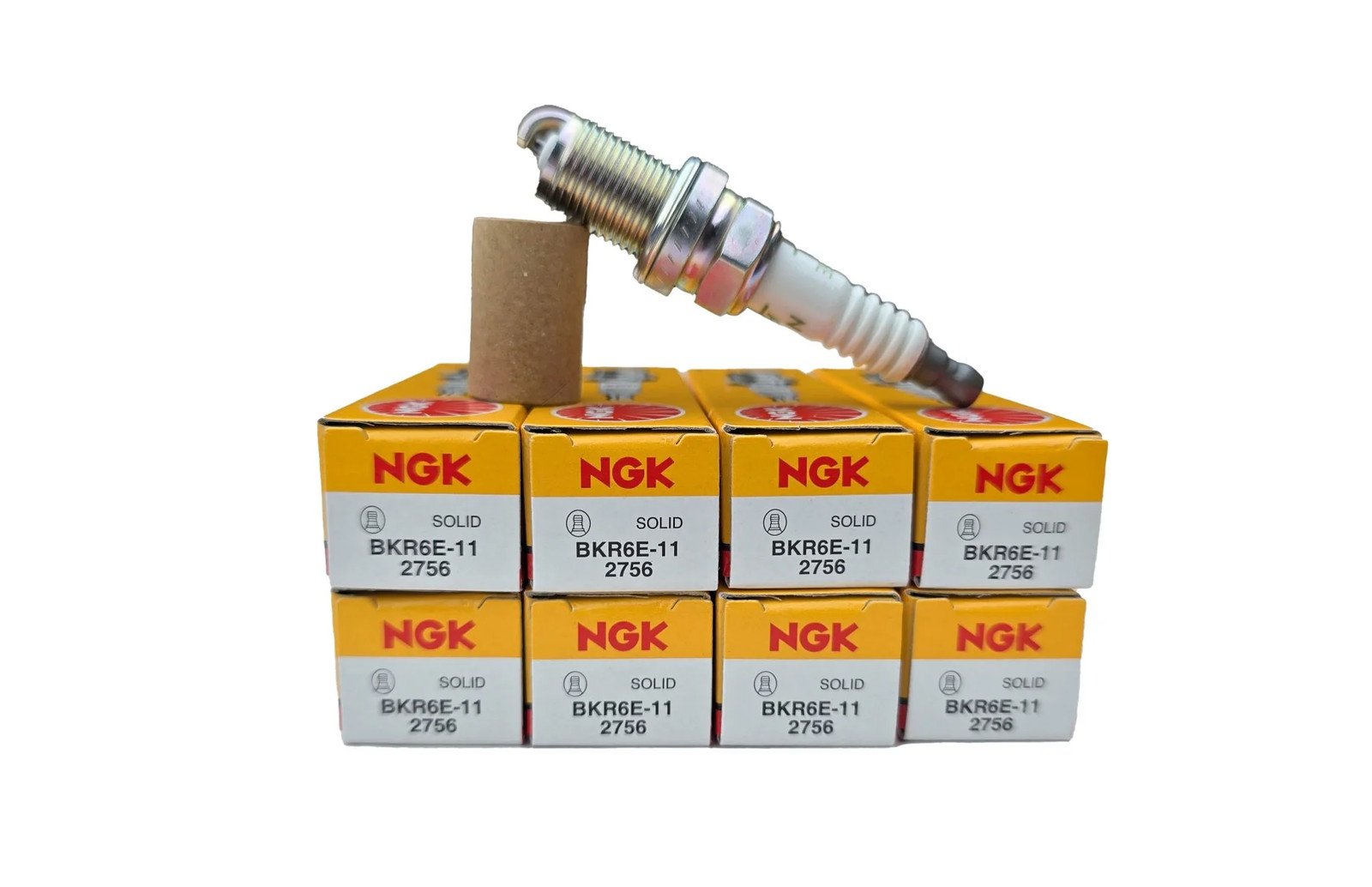 Genuine NGK BKR6E-11 Spark Plugs x8 for Honda Jazz 1.2 1.4 i-DSI – 2002–2009, photo 8