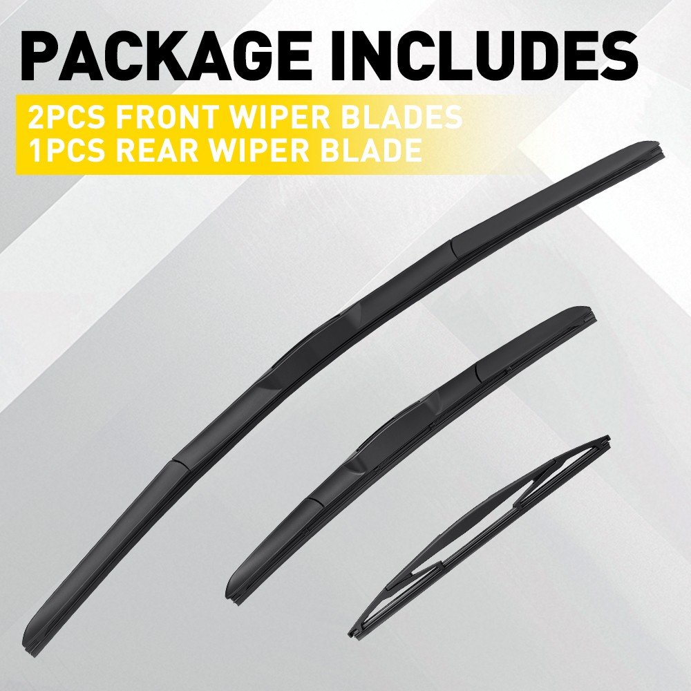 For Toyota Corolla 2019 - 2023 Hybrid Windscreen Wiper Blades Set of 3 28"14"12", photo 5
