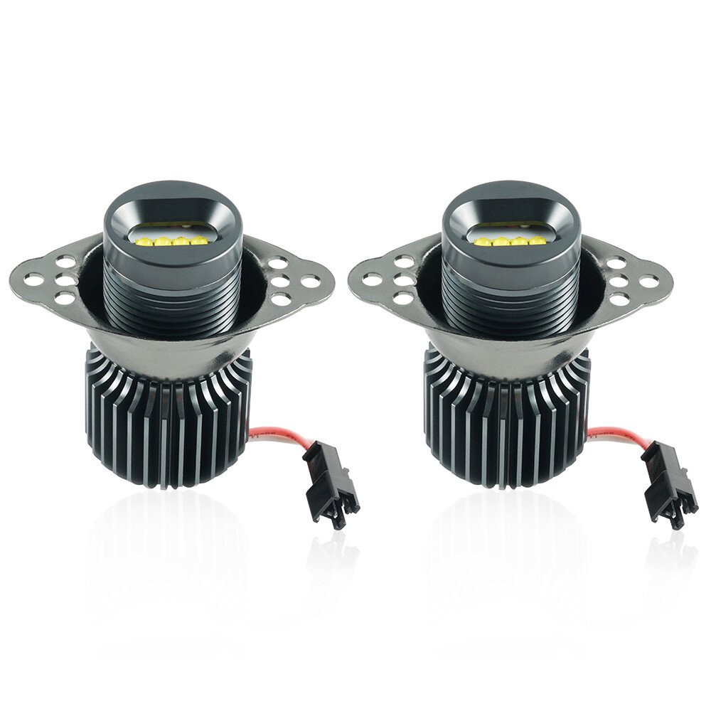 2x 40W LED Angel Eyes Halo Ring Light Bulb For BMW 3 Series E90 E91 LCI No Error, photo 10