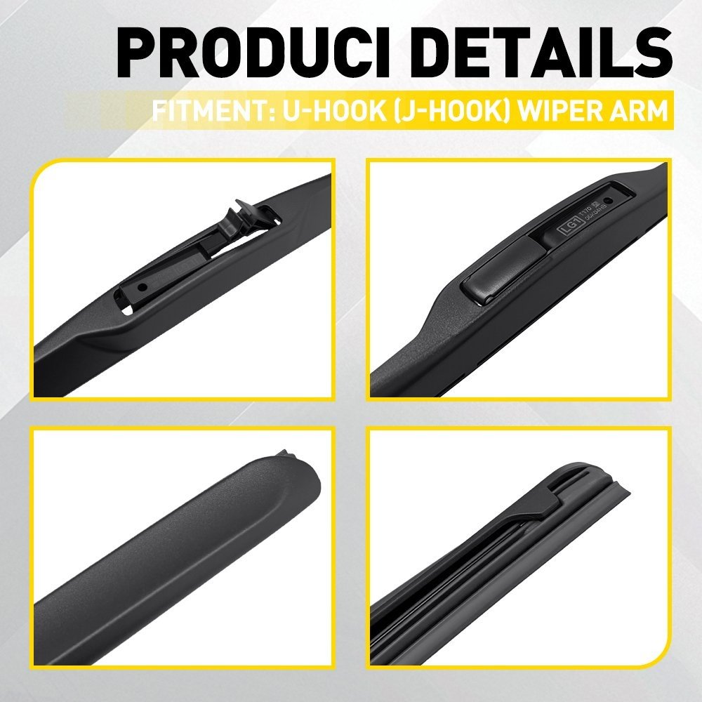 Front/Rear Windscreen 24" 18" 14" Wiper Blades Set for Mazda CX-5 2012-2018, photo 4