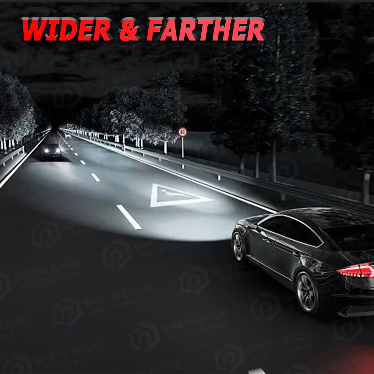 For Toyota Auris Front Fog Light Bulb LED H11 6000K White Fog Lamp 2pcs, photo 9