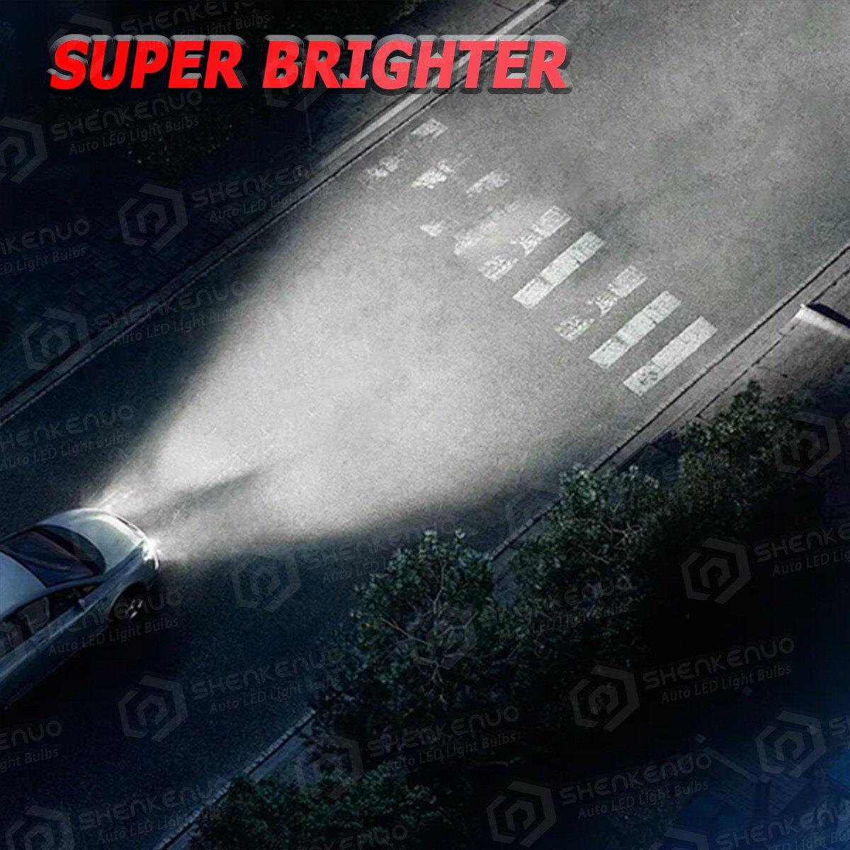 For Toyota Auris Front Fog Light Bulb LED H11 6000K White Fog Lamp 2pcs, photo 10