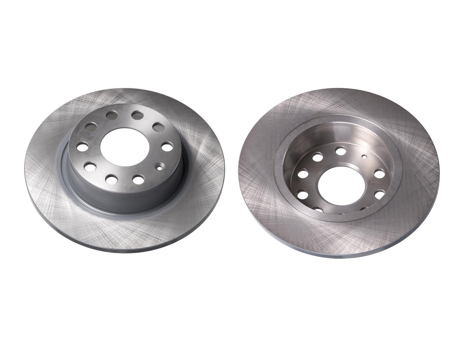 For VW Golf GTD Mk7 2012-2020 272mm Rear Solid Brake Discs x2 and Pads Set OEM, photo 2