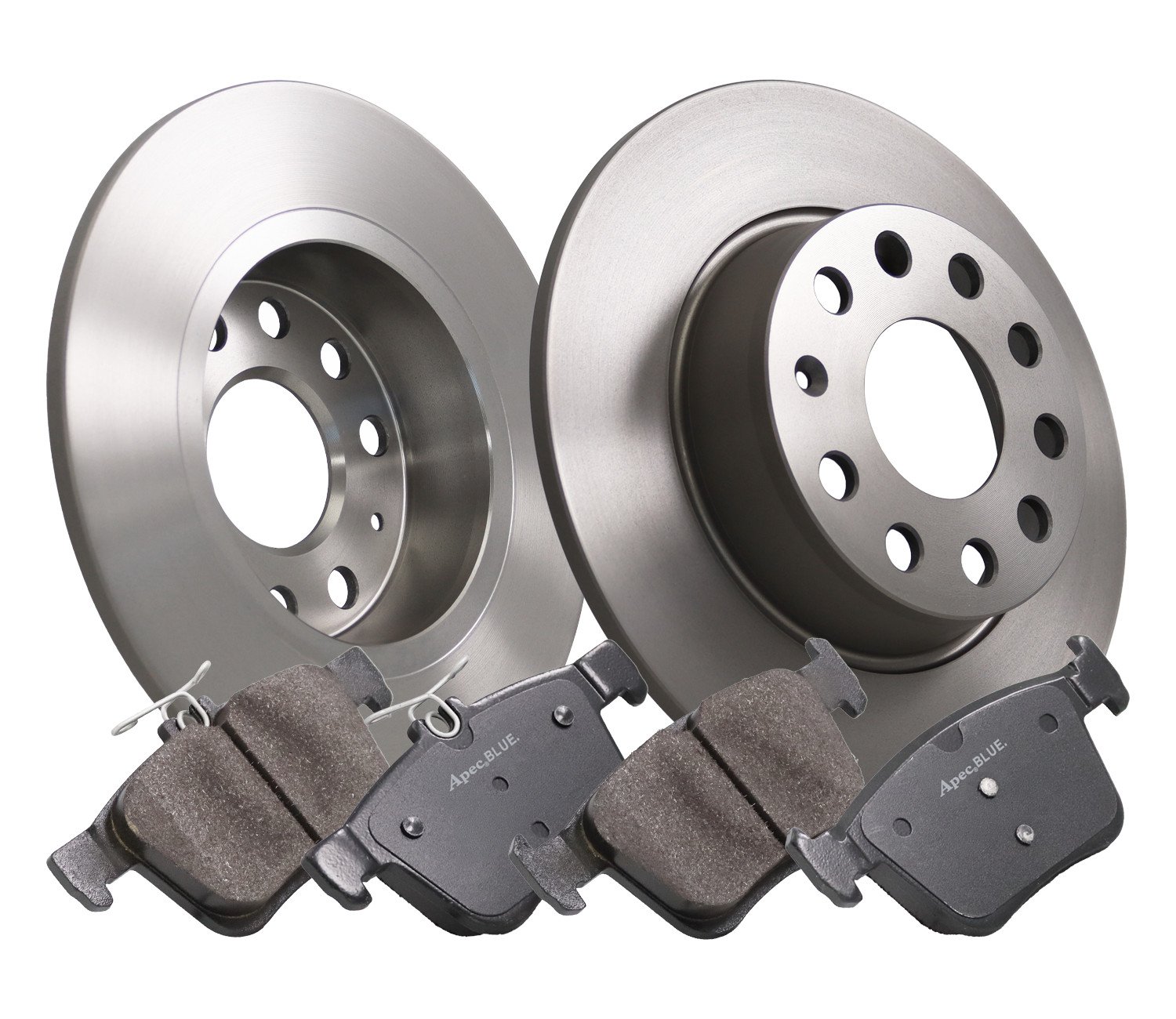 2x Solid Brake Discs and Pads fits VW GOLF Mk7 2.0D Rear 12 to 20 272mm Set Pair, photo 2