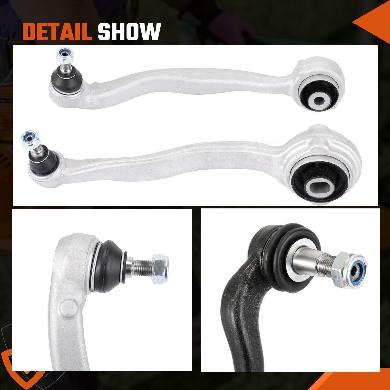 For Mercedes C-Class W204 Front Suspension Control Arm Set, Driver & Passenger, photo 5