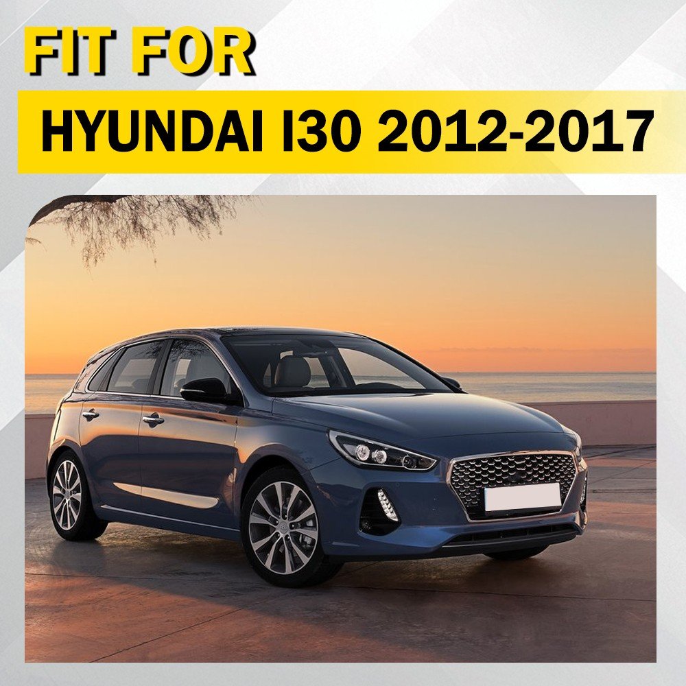 3x Front & Rear Windscreen Wiper Blade Set For Hyundai i30 2012-2017 26" 14" 13", photo 2