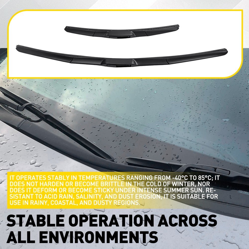 3x Front & Rear Windscreen Wiper Blade Set For Hyundai i30 2012-2017 26" 14" 13", photo 8