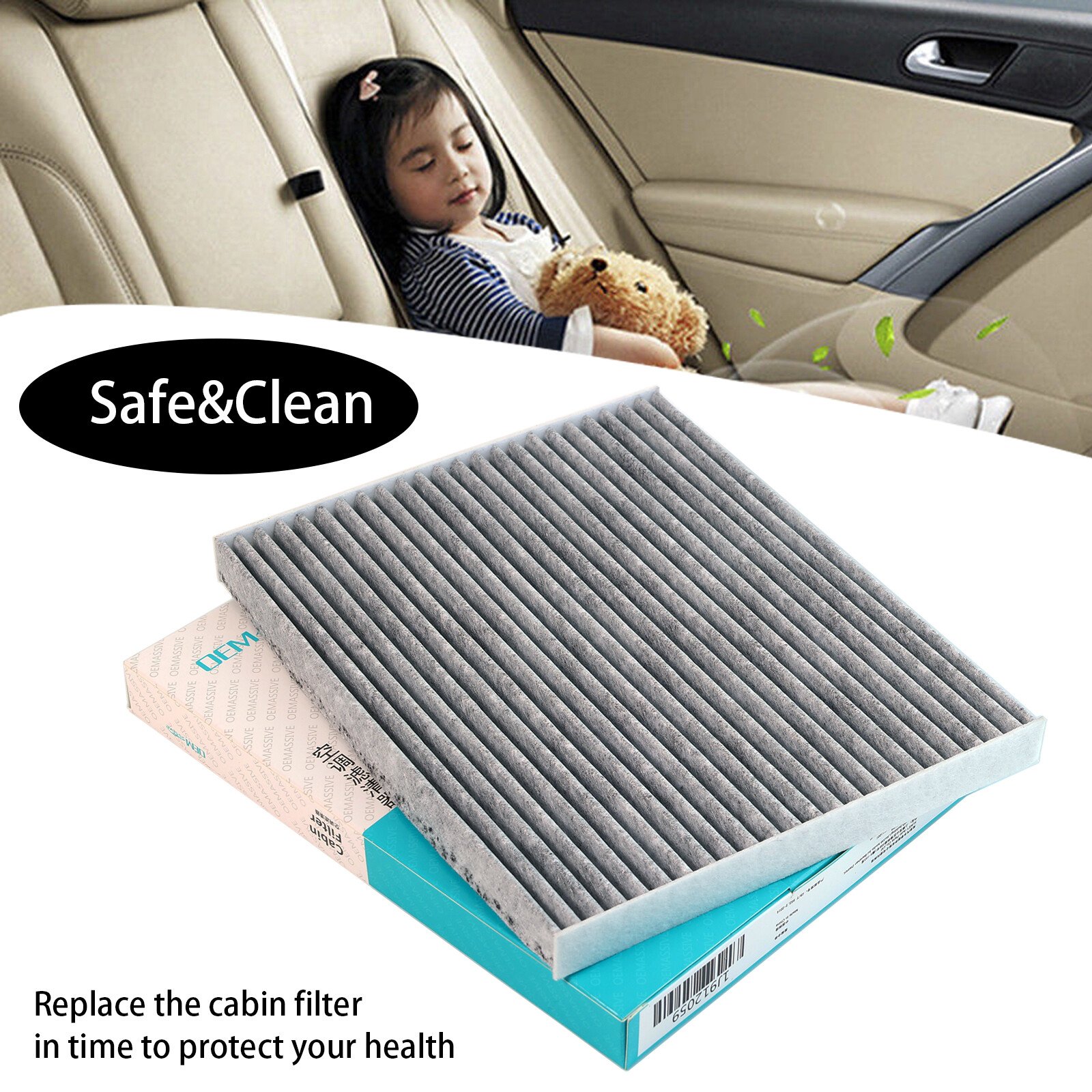 For Hyundai i20 i30 Kia CeedCar Pollen Cabin Air Filter 97133-2H000 97133-2H001, photo 2