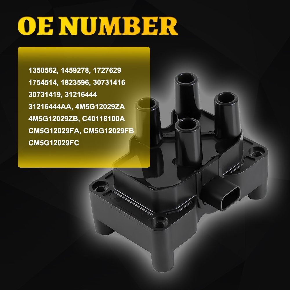 2x Ignition Coil Pack for Ford FOCUS MK2 MK3 Mondeo Mk4 1.4 1.6 2005-15 1459278, photo 3