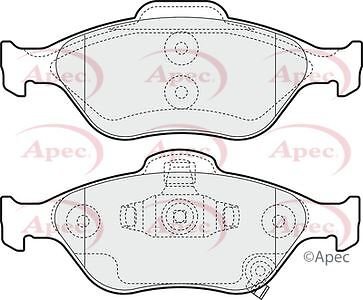 Genuine Apec Front Brake Discs & Pads Set Vented for Toyota Yaris/Vitz, photo 3