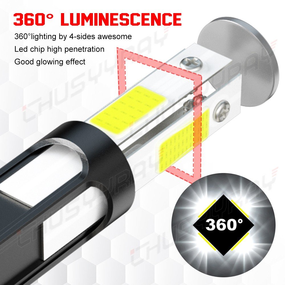 For Ford Fiesta MK5 2002-2008 2x H4 Car LED Headlight Bulbs 6000K High/Dip Beam, photo 6
