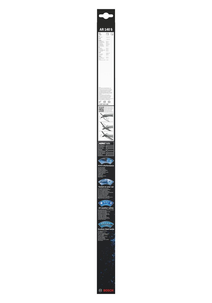 2x Wiper Blades (Pair) Flat / Aero type fits HYUNDAI i30 GD Front 11 to 17 Set, photo 6