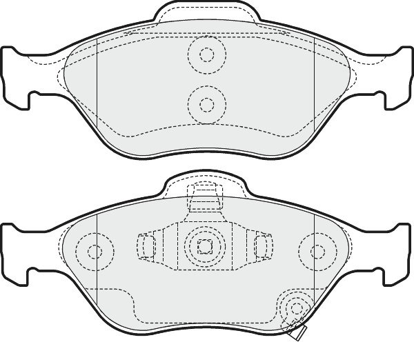 2x Vented Brake Discs and Pads fits TOYOTA YARIS 1.3 Front 05 to 17 258mm Set, photo 6