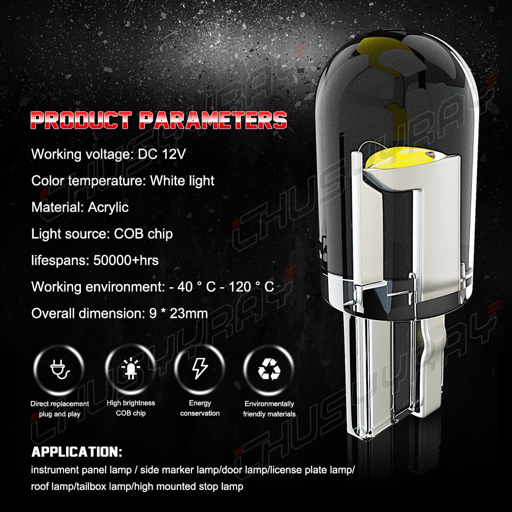 For Ford Fiesta MK5 2003-2008 H4 Xenon White Headlight Bulbs 501 Led Light Set, photo 11