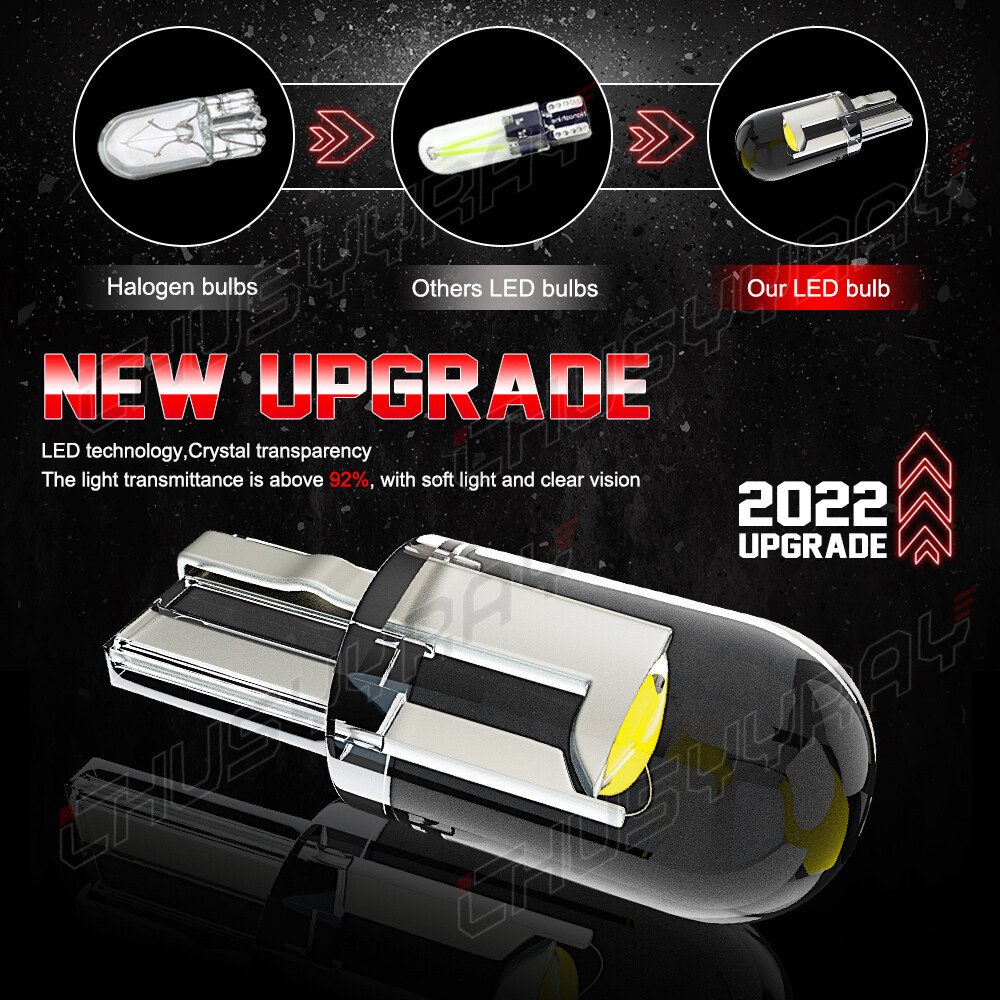 For Ford Fiesta MK5 2003-2008 H4 Xenon White Headlight Bulbs 501 Led Light Set, photo 12