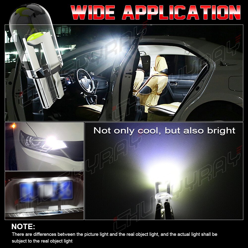 For Ford Fiesta MK5 2003-2008 H4 Xenon White Headlight Bulbs 501 Led Light Set, photo 3